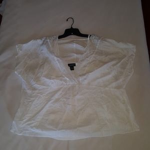 White XL  women blouse